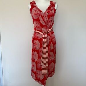 Diane Von Furstenberg Silk Wrap Dress Size 8